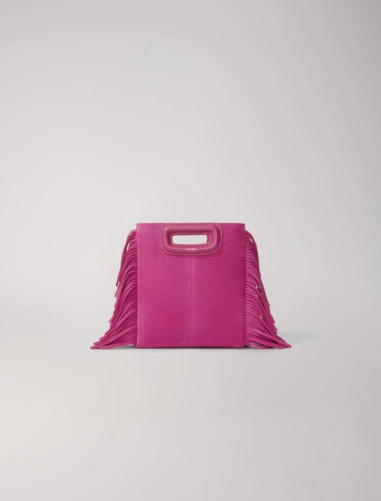 Maje Maje Woman's leather M mini bag in suede leather for Spring/Summer 1