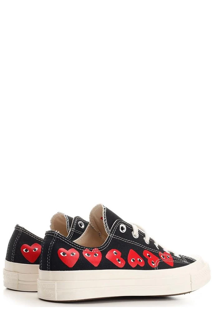 Comme des Garcons Comme des Garçons Play X Converse Chuck 70 Heart Printed Lace-Up Sneakers 3