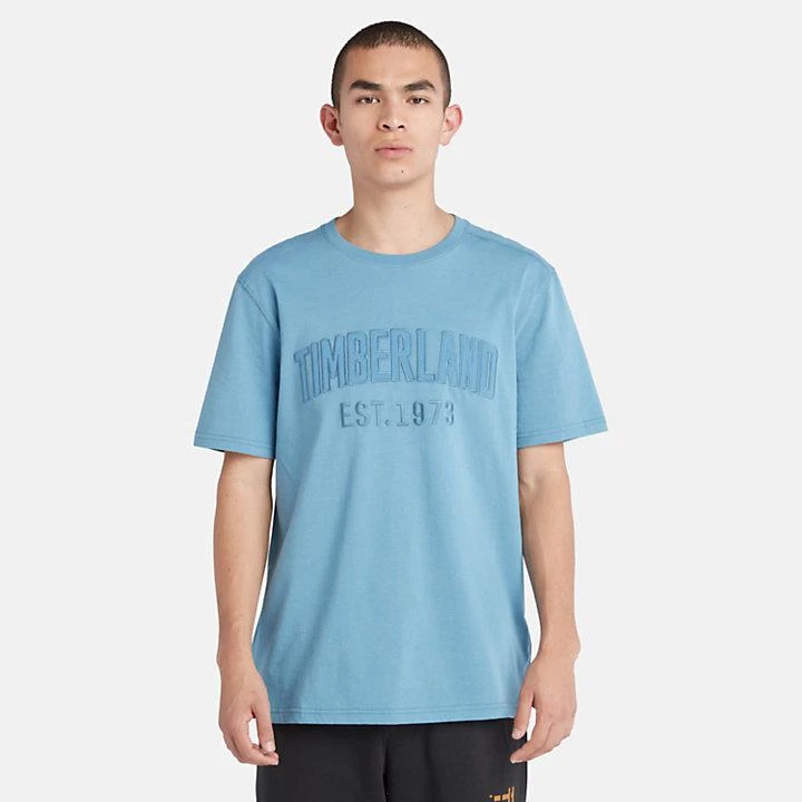 Timberland Modern Wash Brand Carrier Tee for Men in Blue 4