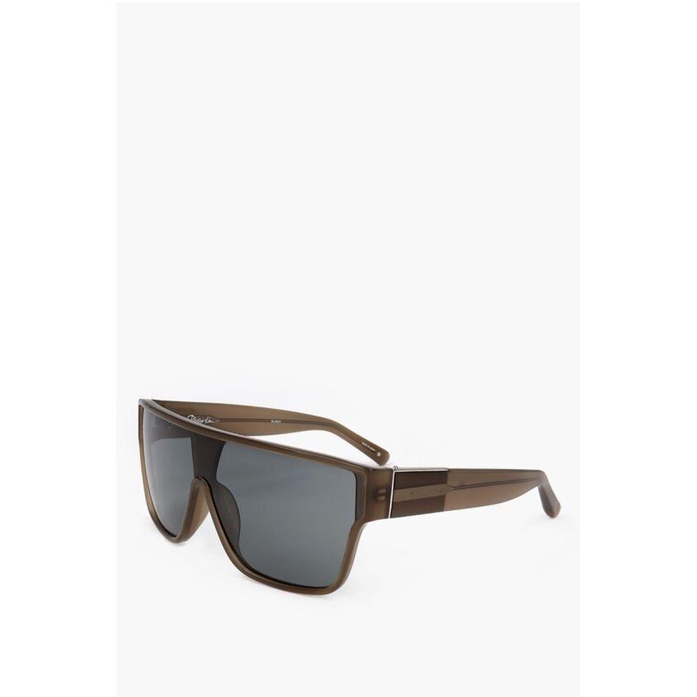 Linda Farrow PHILLIP LIM Shield Sunglasses with See Through Men's Frame