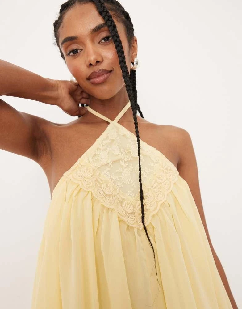 asos design embroidered dress ASOS Design - Godet Maxi Dress - Women - Polyester - 10 US
