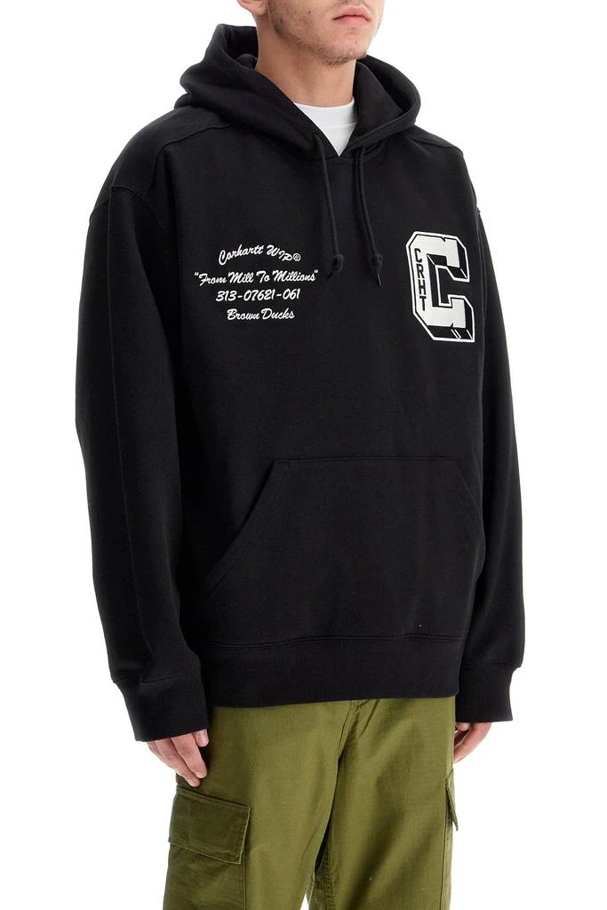 Carhartt WIP Hooded Sweatshirt With Brown 1