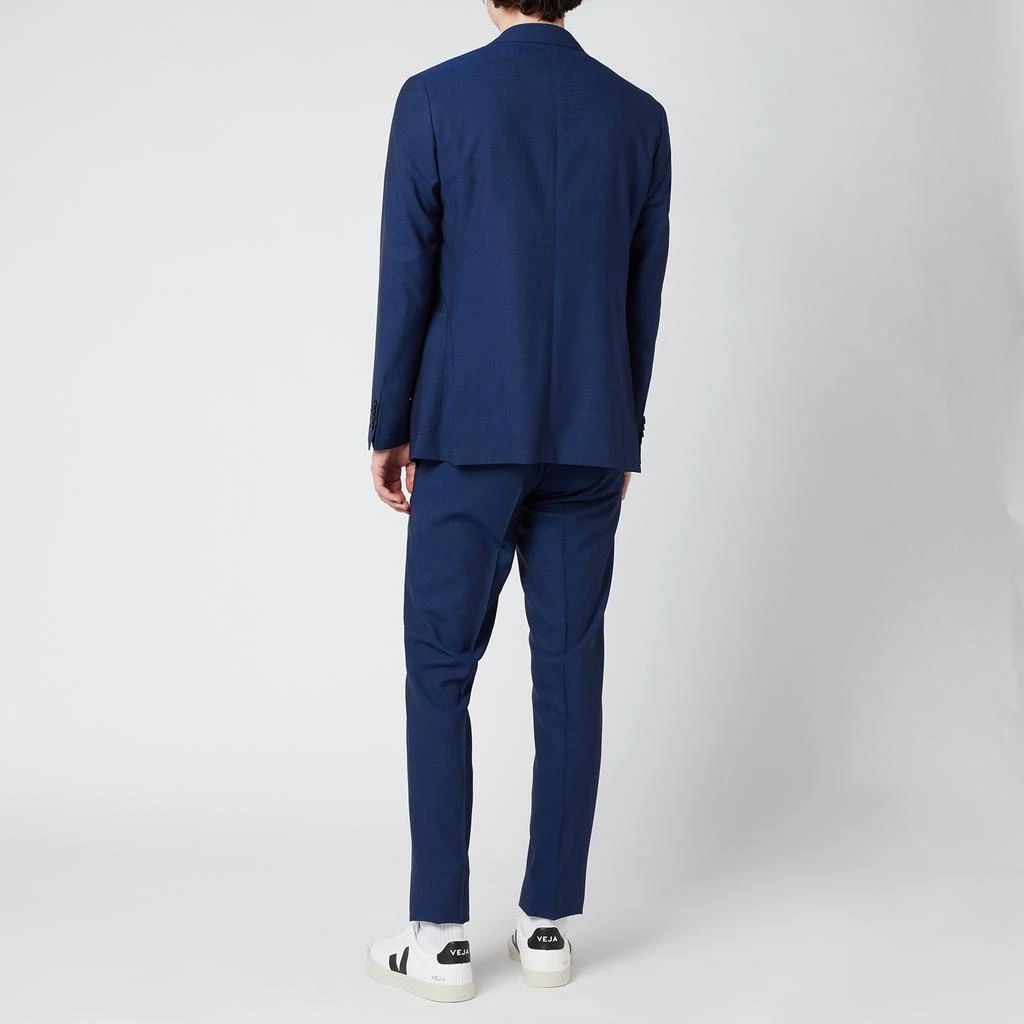 Canali Men's Super 140 Sb2 Patch Wool Suit - Royal Blue 2
