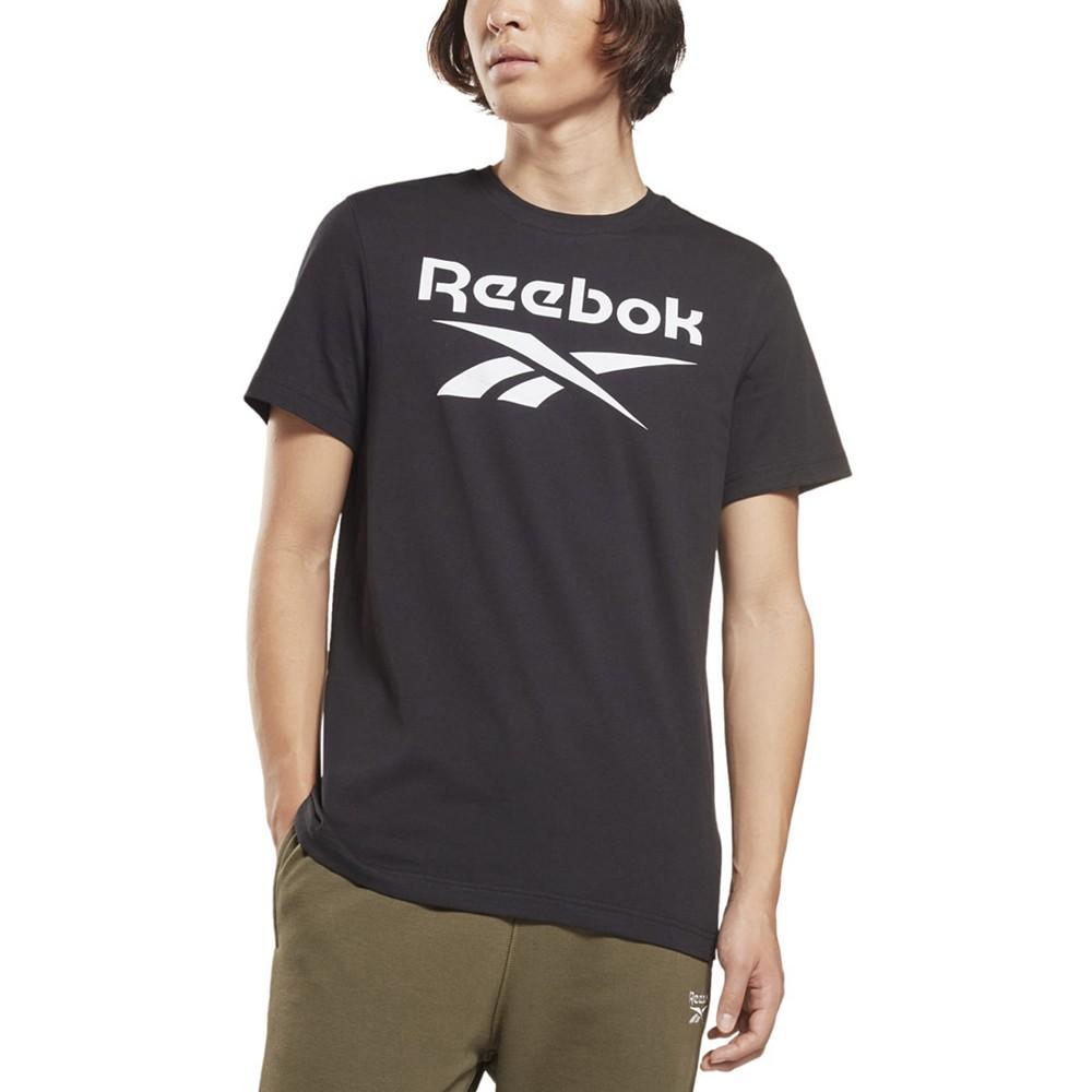 Reebok Men's Slim-Fit Identity Big Logo Short-Sleeve T-Shirt