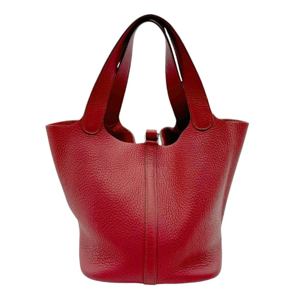 Hermes Taurillon Clemence Leather Handbag (Pre-Owned) 2