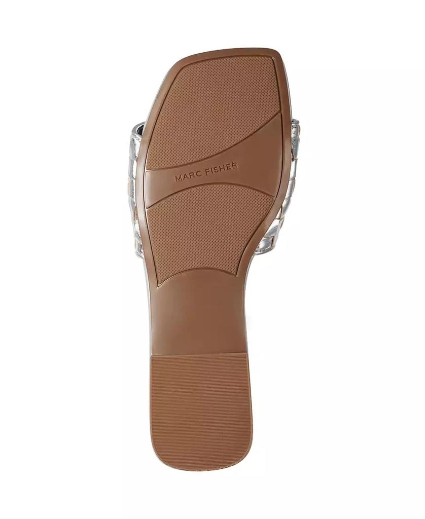 Marc Fisher Women's Lecee Square Toe Casual Sandals 5