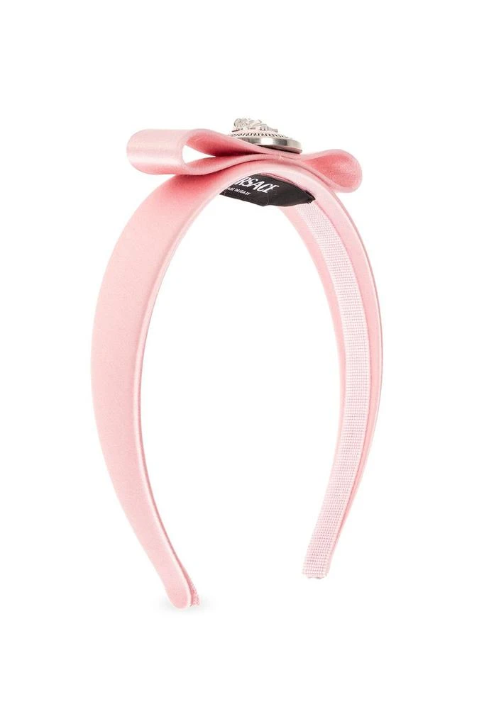 Versace Versace Gianni Ribbon Bow-Detailed Head Band 1