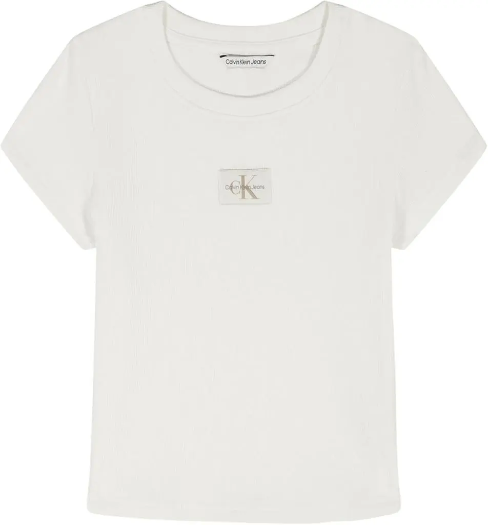 Calvin Klein Calvin Klein Girls' Short Sleeve Babydoll T-Shirt, Soft & Comfortable