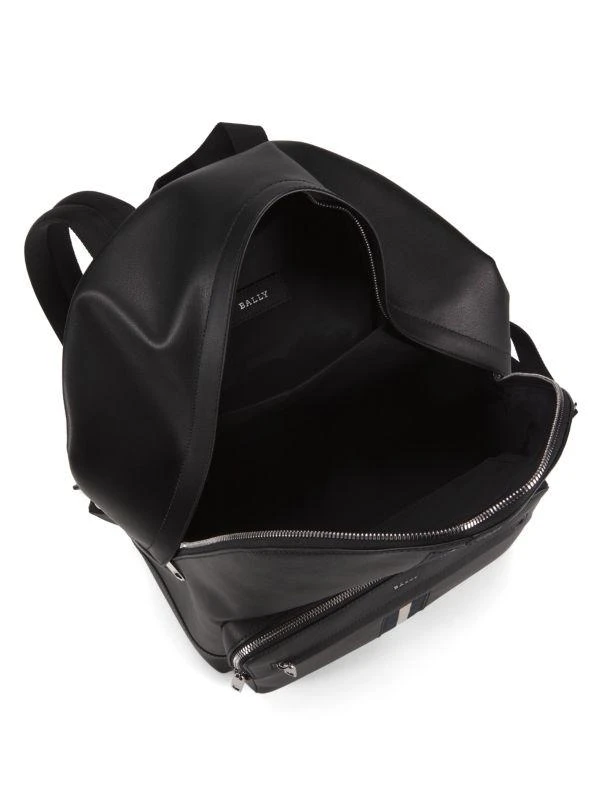 Bally Harys Logo Leather Backpack 3