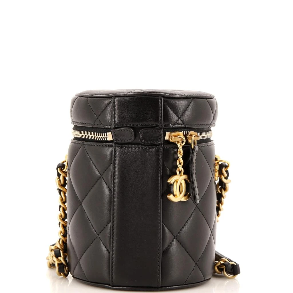 Chanel Side Note Vanity Case Quilted Lambskin Small 4