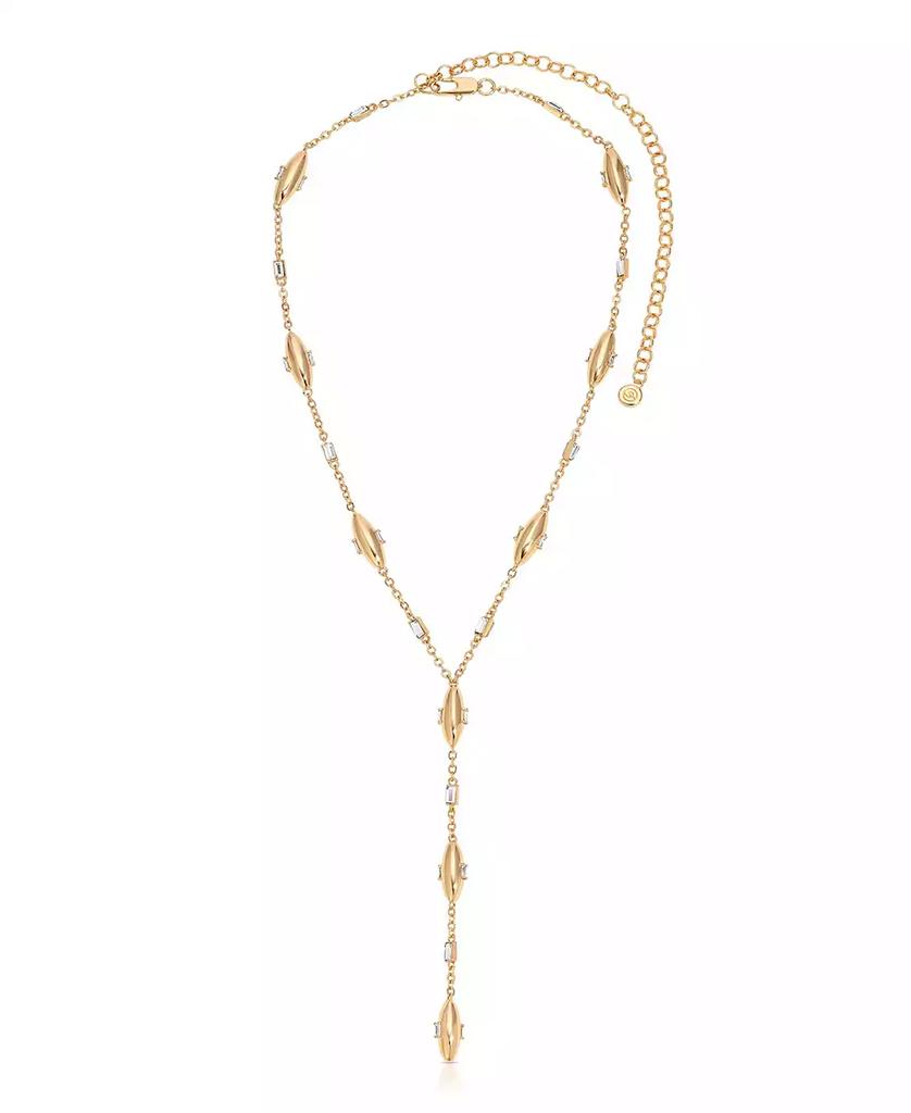 Ettika Jewelry Oval Dome Lariat Necklace