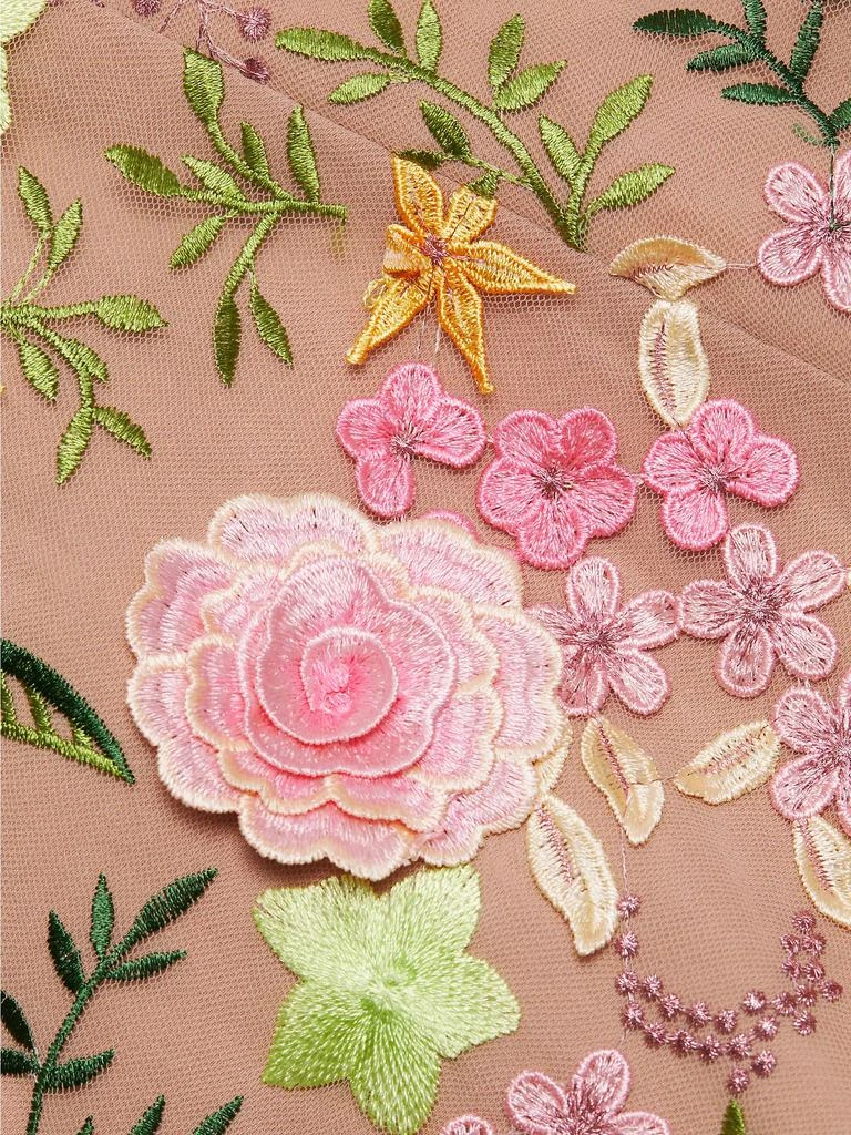 Elliatt Aella Floral Appliqué Minidress 7