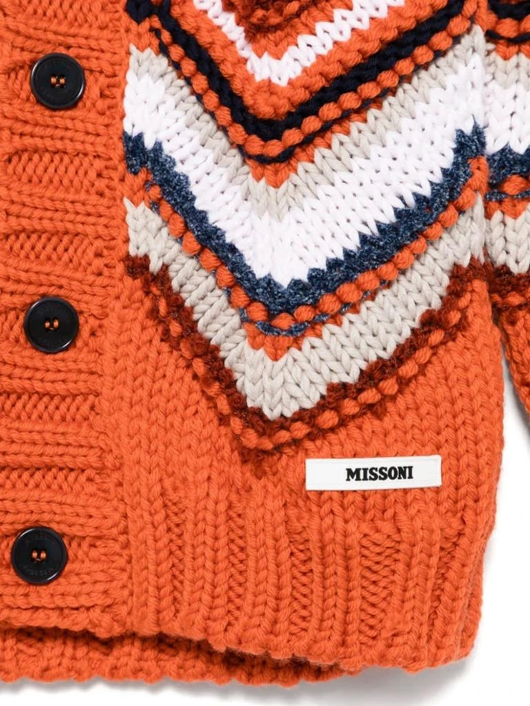 Missoni Cardigan Con Motivo A Zigzag 3