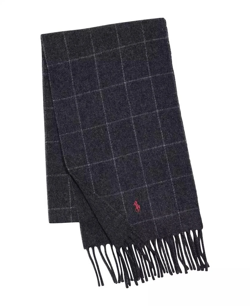 Polo Ralph Lauren Men's Reversible Windowpane Scarf 4