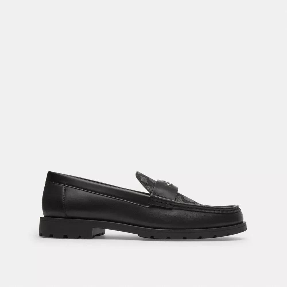 Coach Janie Loafer In Signature Jacquard 1