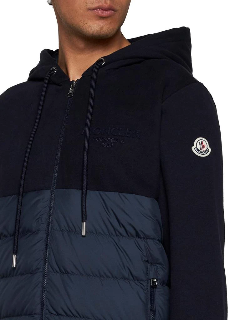 Moncler Moncler Logo Embroidered Padded Hoodie 7