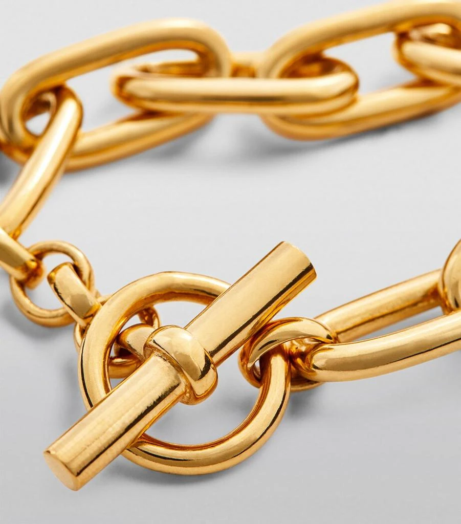 TILLY SVEAAS Medium Gold-Plated Oval-Linked Bracelet 6