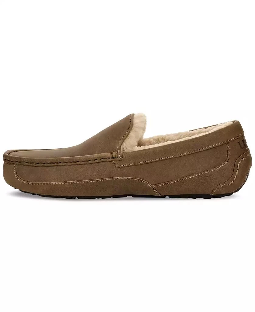 UGG Men's Ascot Leather Plush-Lined Slipper 3