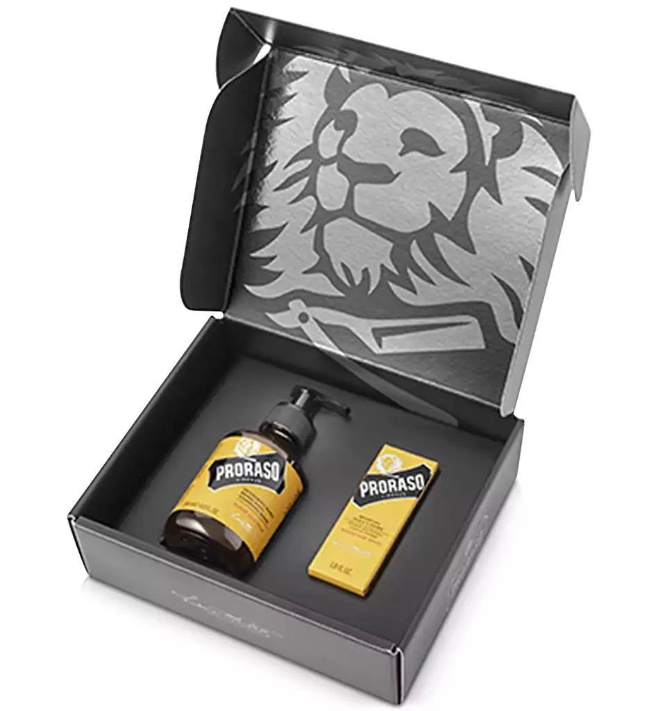 Proraso 2-Pc. Beard Care Set For Full Or Long Beards - Wood & Spice Scent 3