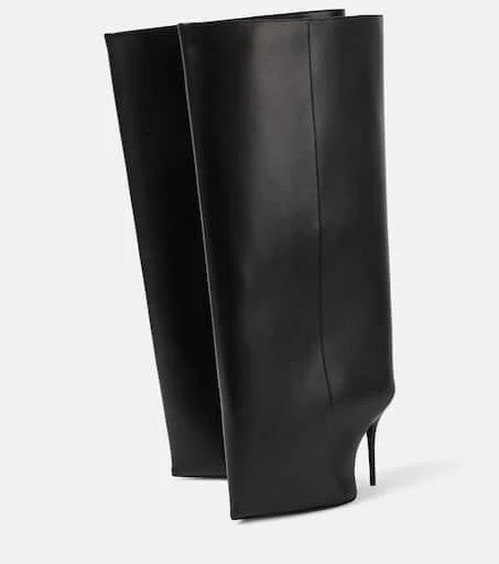 Balenciaga New Wander leather knee-high boots 4