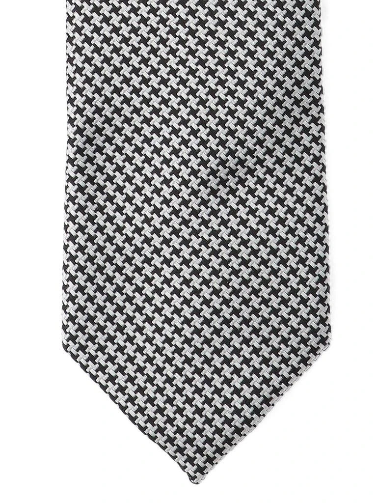 Tom Ford Tom Ford Houndstooth Pattern Satin Tie 2
