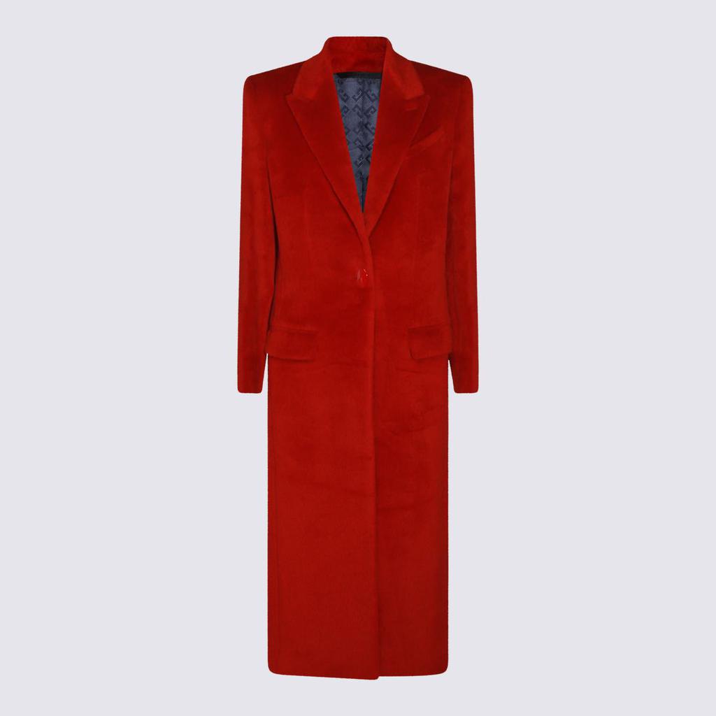 【関税&送料込み】Givenchy Red Wool Coat Givenchy Givenchy Red Wool Coat - Coats - Compare Prices