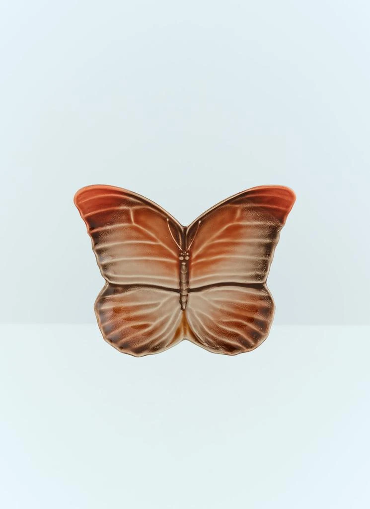 Bordallo Pinheiro Set Of Four Cloudy Butterflies Bread And Butter Plate 2