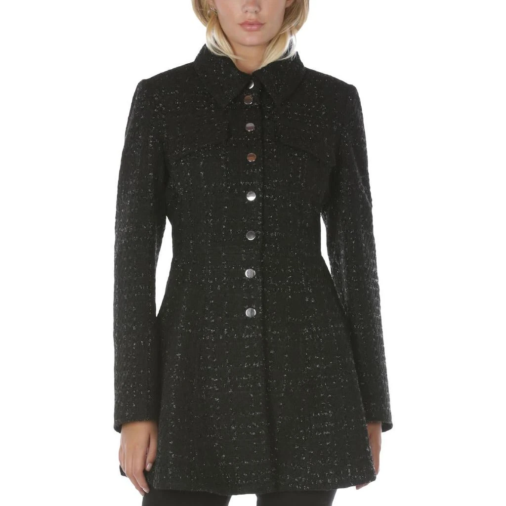 Laundry by Shelli Segal Womens Midi Peplum Wool Coat 2