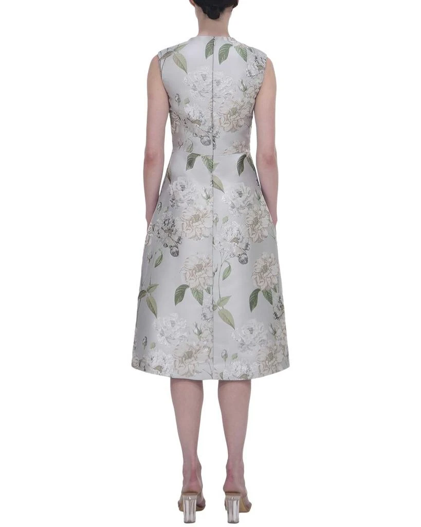 REEM ACRA Jacquard Sheath Dress 2