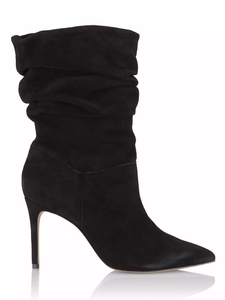 Schutz Ashlee Nubuck High-Heel Boots