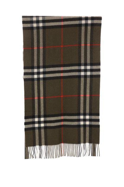 Burberry Burberry Plaid Check Fringed Scarf 1