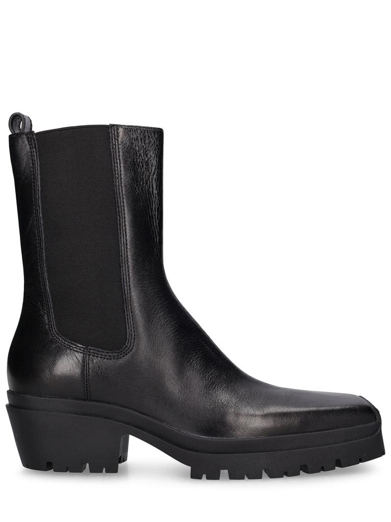 ALEXANDER WANG Kane 40 leather sock boots 36-IT36-UK3