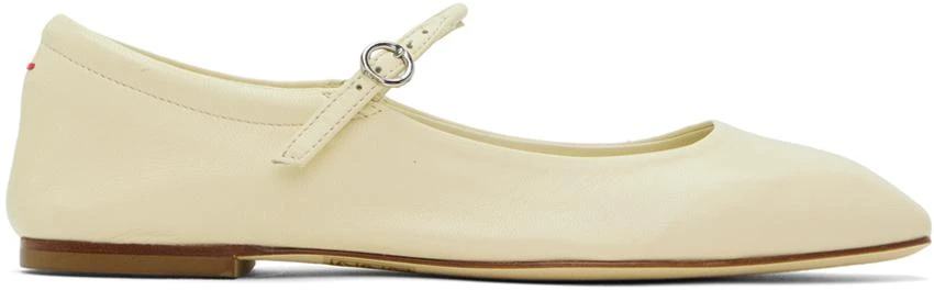 AEYDE Off-White Uma Ballerina Flats 1