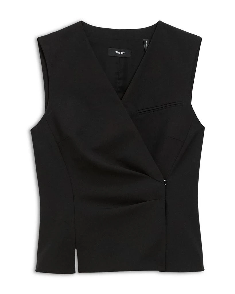 Theory Sleeveless Wrap Vest 5