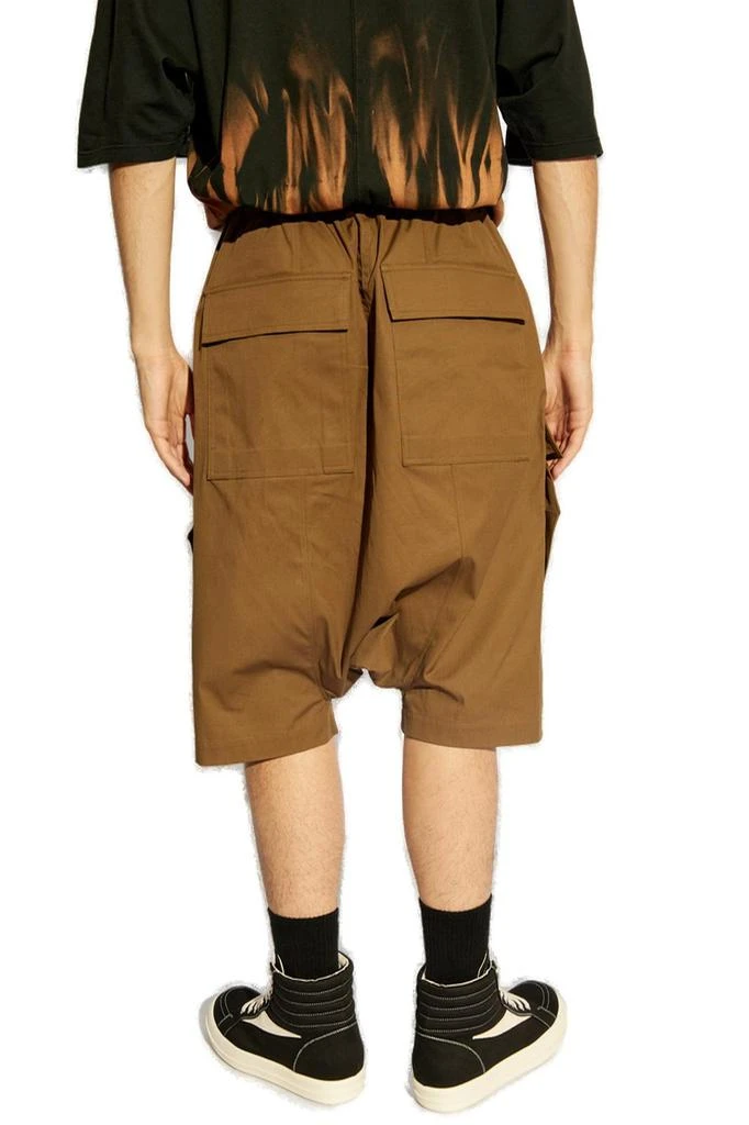 Rick Owens Rick Owens Drop-Crotch Drawstring Cargo Shorts 3