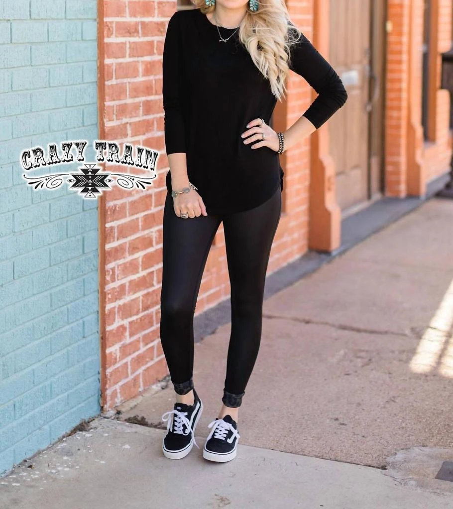 Crazy Train Crazy Train - Inside Out Reversible Leggings 2