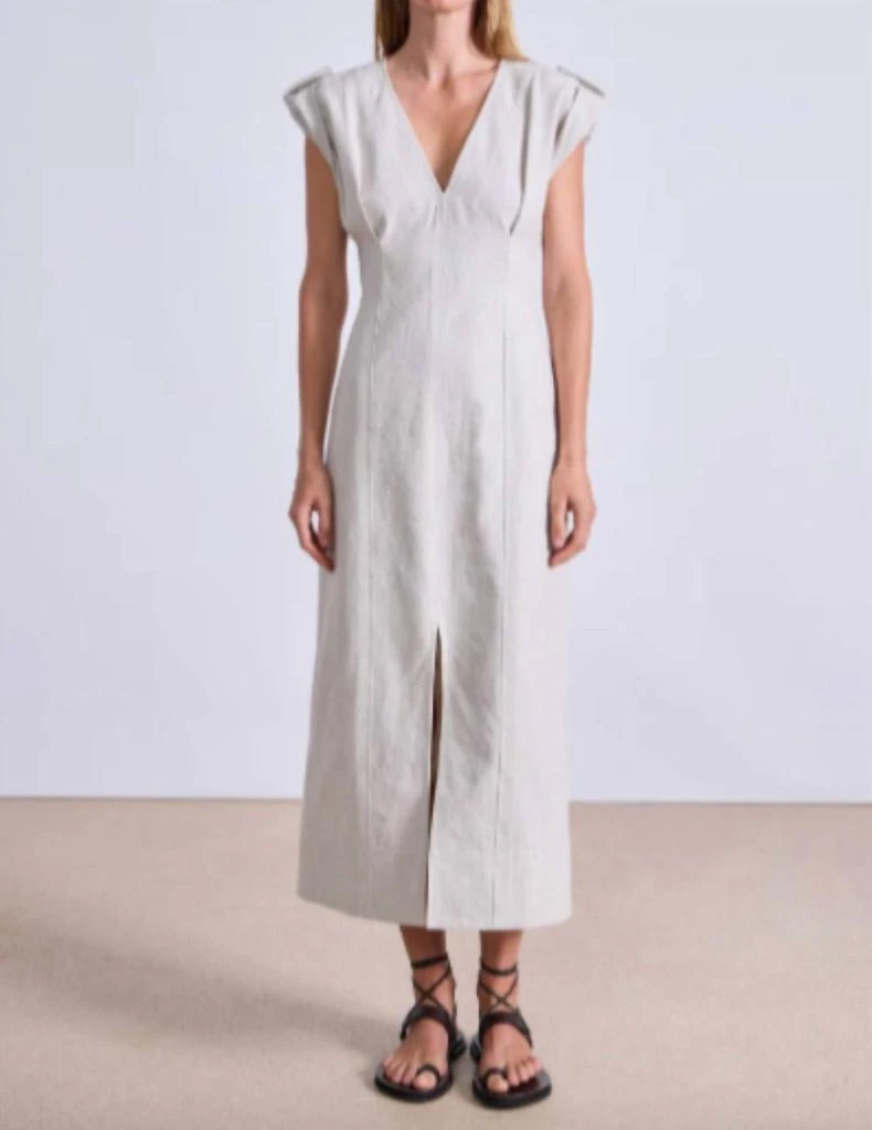 home depot dress code Red Sheath Dress - 100% French Flax Linen main image 1