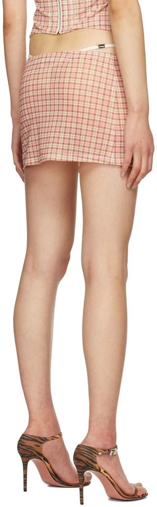 Miaou Pink Fig Mini Skirt 3