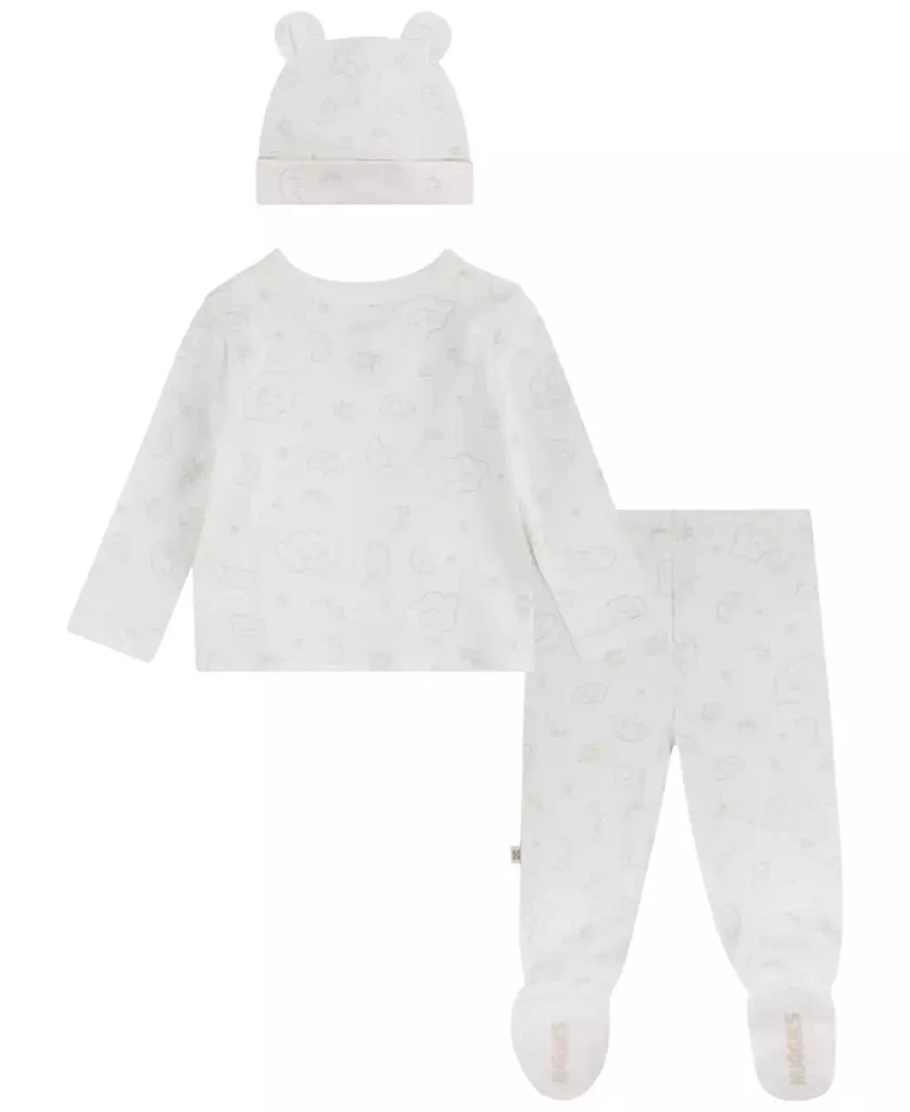 Huggies Baby Boys Long Sleeve Top, Pants and Hat 3-Piece Set 2