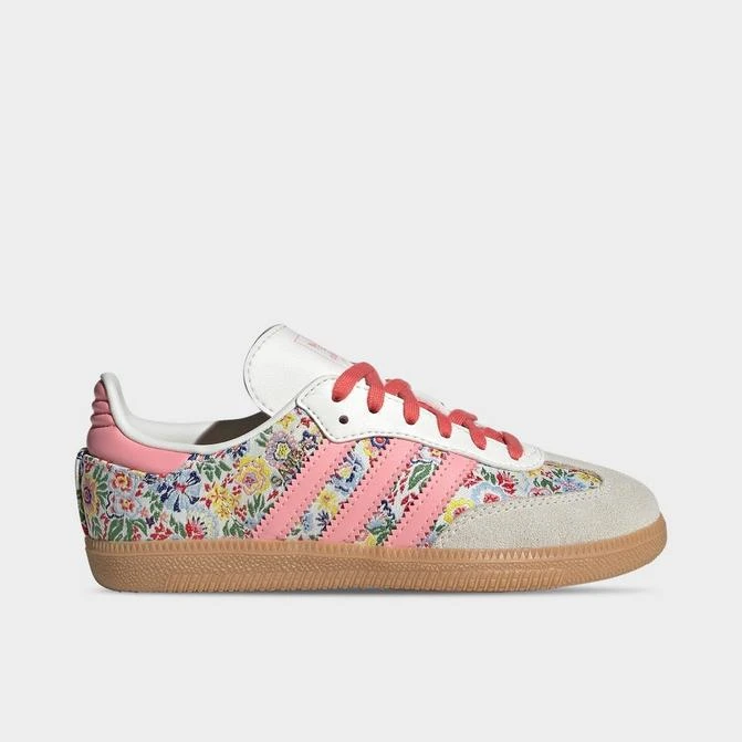 Adidas Girls' Little Kids' adidas Originals x Liberty London Samba OG Casual Shoes 1