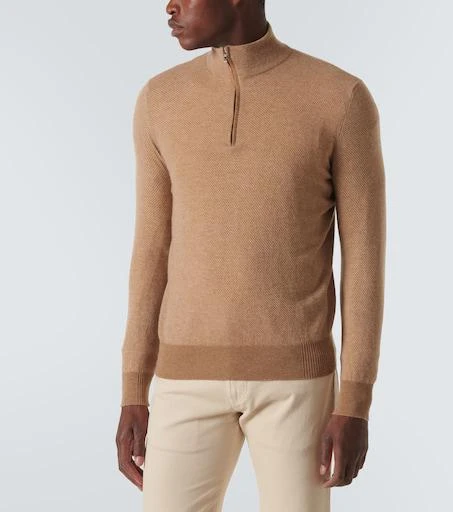 Loro Piana Roadster cashmere half-zip sweater 3