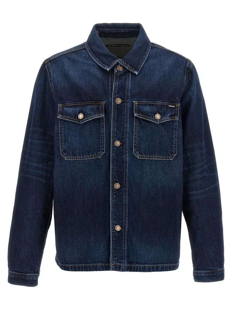 Tom Ford Tom Ford Buttoned Denim Jacket 1