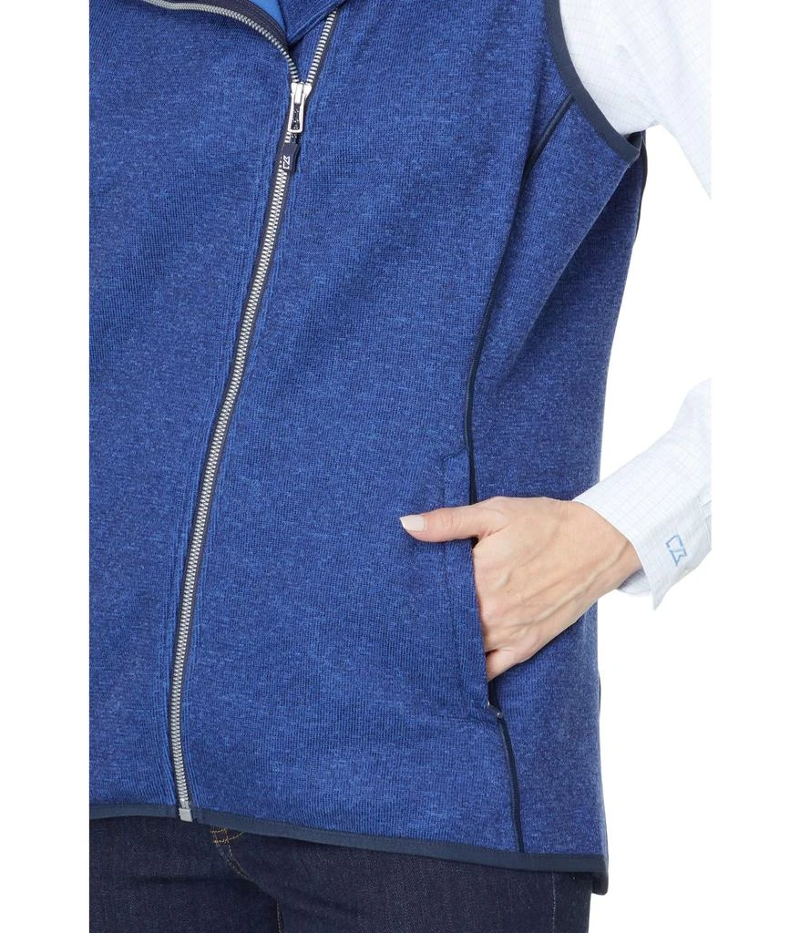 Cutter & Buck Mainsail Sweater-Knit Full Zip Vest 3