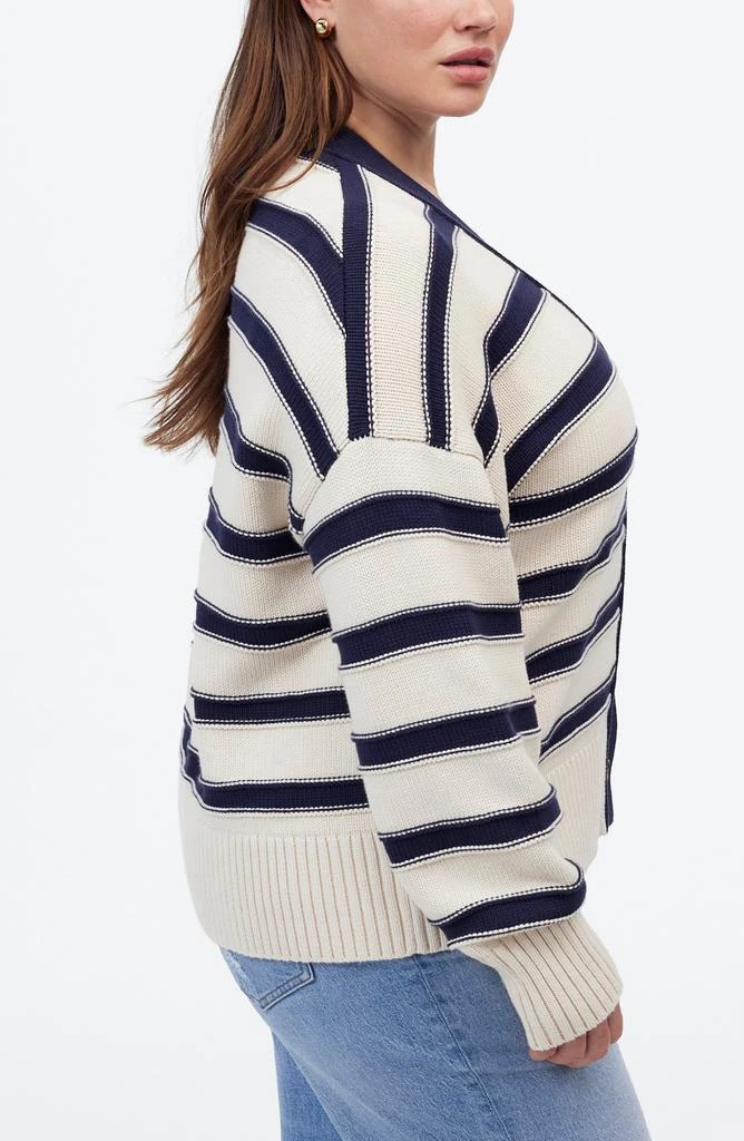 Madewell Stripe Oversize Cotton Cardigan 7