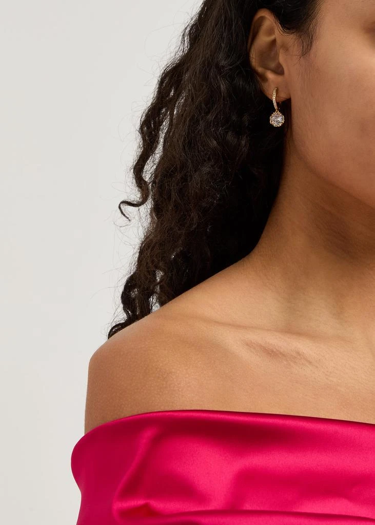 Kate Spade That Sparkle crystal-embellished hoop earrings 2