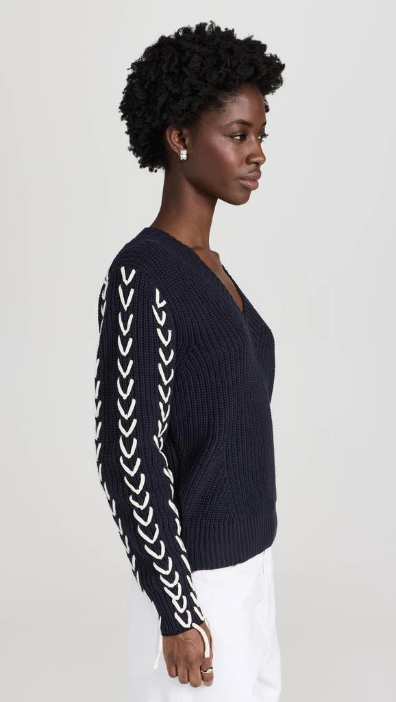 Scotch  Soda Laced Up Sleeve Pullover 3