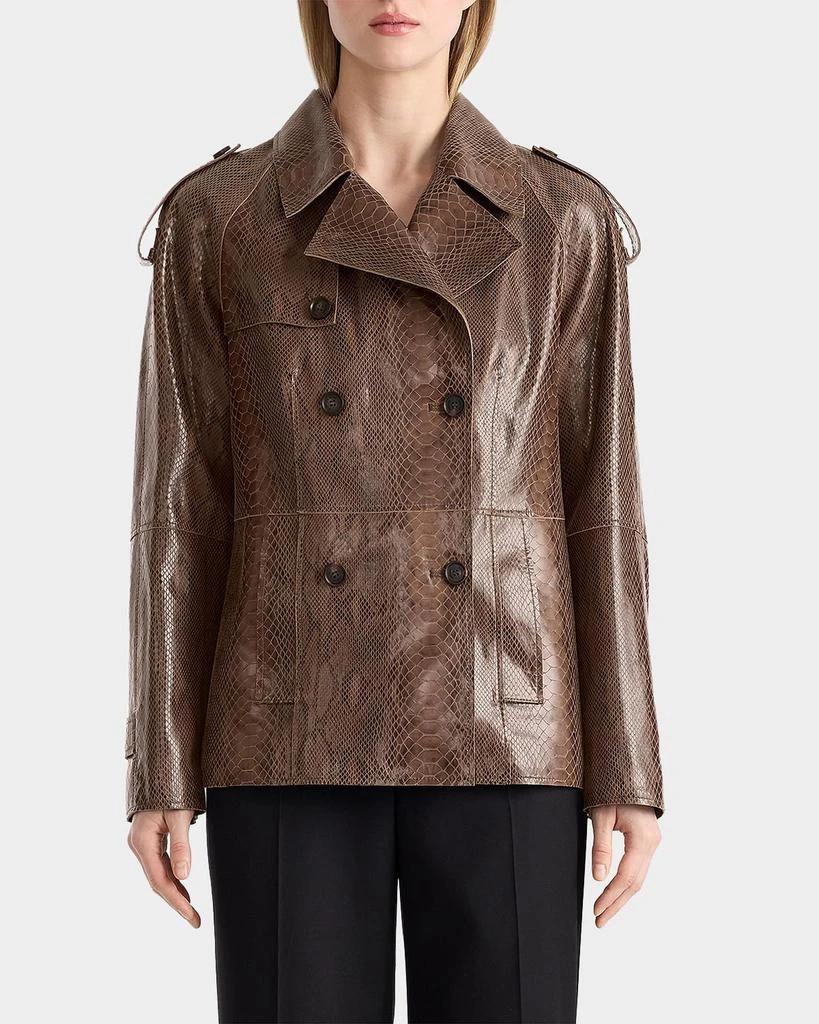 Mackage Dolores-SNK Double-Breasted Leather Jacket 4