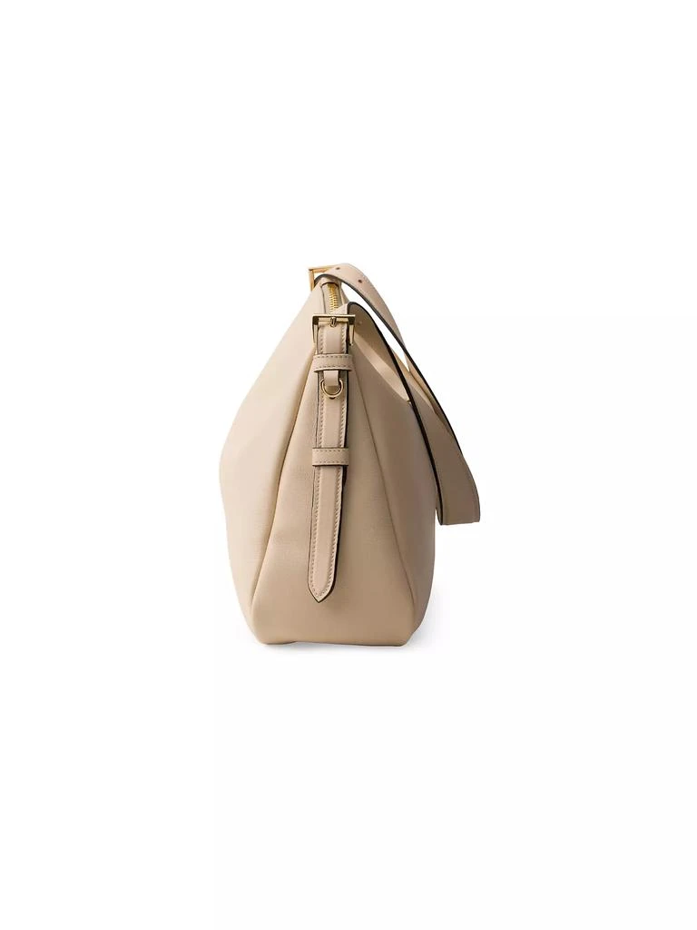 Prada Prada Aimée Large Leather Shoulder Bag 5