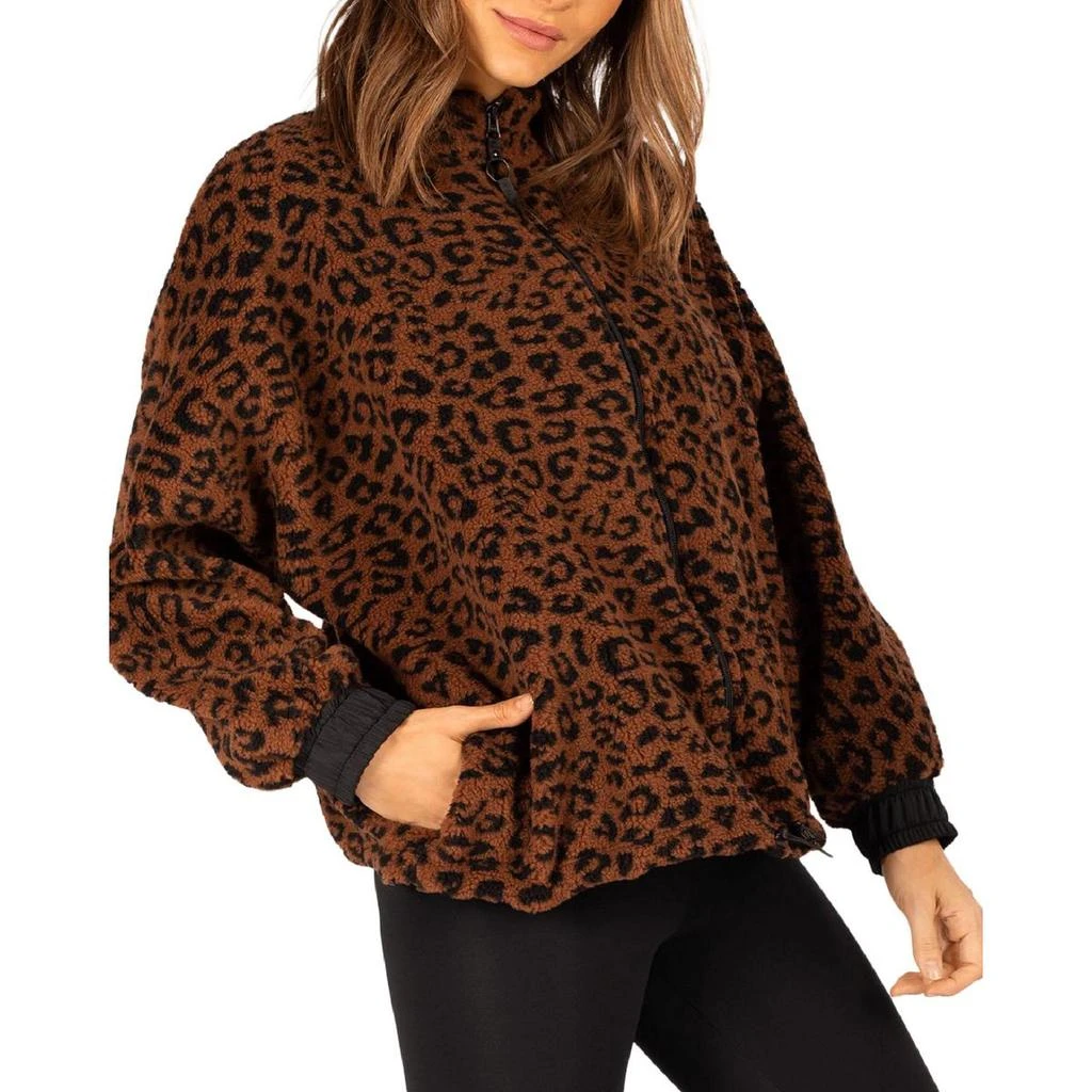 Koral Womens Sherpa Short Faux Fur Coat 1