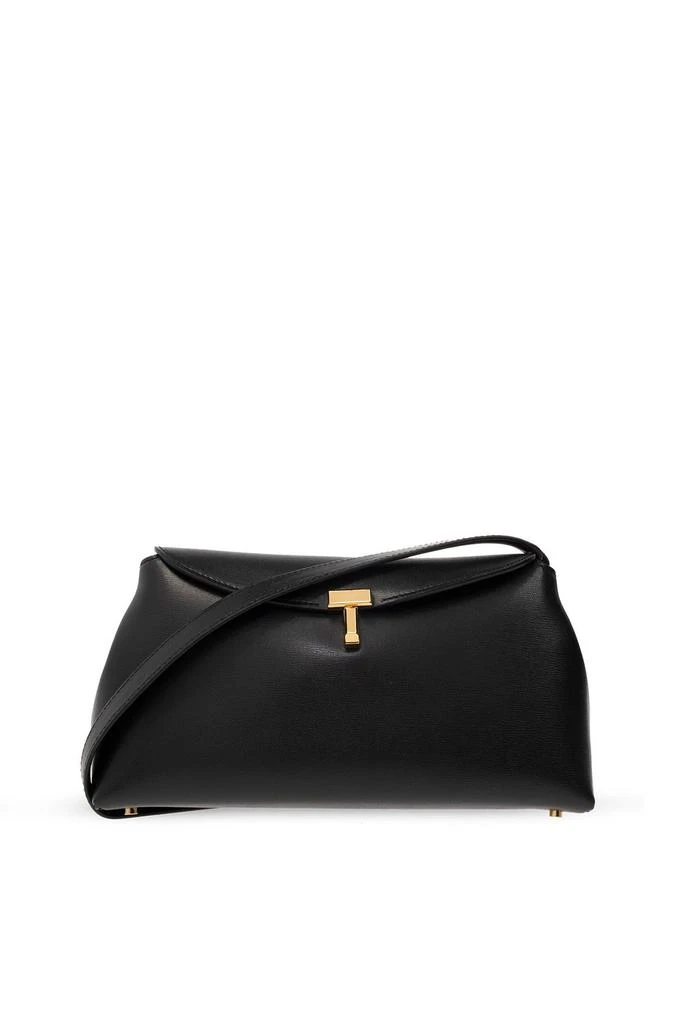 Totême Totême T-Lock Foldover Top Clutch Bag 1
